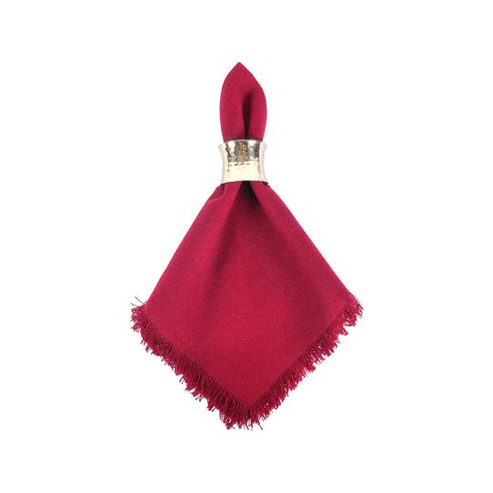 DII® Solid Heavyweight Fringed Napkins